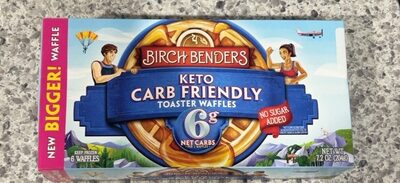 Keto Carb Friendly Toaster Waffles, Keto
