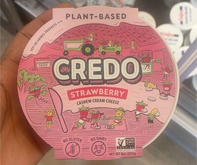 Strawberry Cashew Cream Cheese, Strawberry