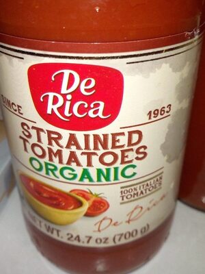 Organic Strained 100% Italian Tomatoes