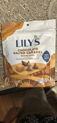 Chocolate Salted Caramel Flavor Baking Chips, Chocolate Salted Caramel