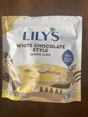 White Chocolate Style Baking Chips, White Chocolate Style