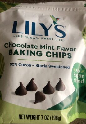 Chocolate Mint Flavor Baking Chips, Chocolate Mint