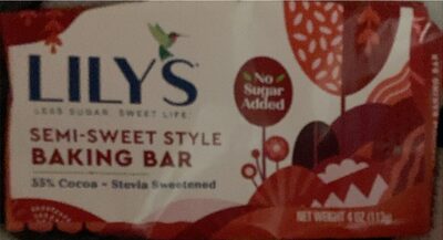 Semi-Sweet Style Baking Bar, Semi-Sweet Style