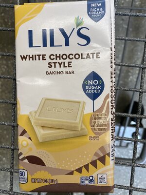 White Chocolate Style Baking Bar, White Chocolate Style