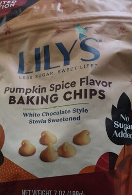 Pumpkin Spice Flavor Baking Chips, Pumpkin Spice