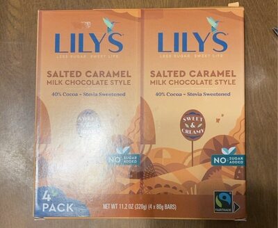 Salted Caramel Milk Chocolate Style Bars, Salted Caramel