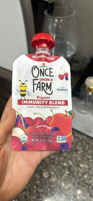 Apple, Cherry & Elderberry Organic Cold-Pressed Immunity Blend, Apple, Cherry & Elderberry