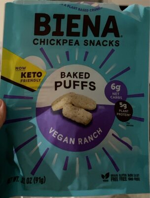 Vegan Ranch Baked Puffs, Vegan Ranch