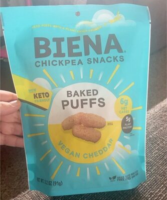 Baked Puffs Chickpea Snacks, Baked Puffs