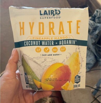 Pineapple Mango Coconut Water + Aquamin Hydrate Drink Mix, Pineapple Mango