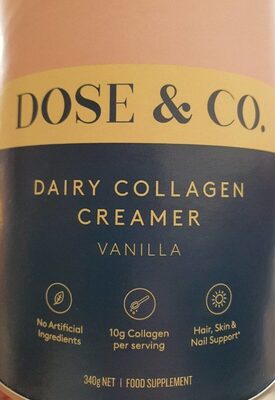 Collagen 10 G Creamer Hair, Skin & Nail Support Powder, Vanilla, Vanilla