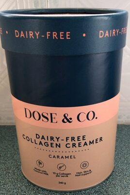 Dairy-Free Collagen 10 G Creamer Hair, Skin & Nail Support Powder, Caramel, Caramel