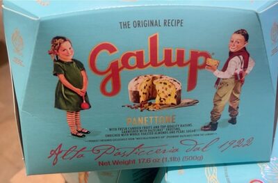 Panettone With Fresh Candied Fruits And Top-Quality Raisins. Garnished With Hazelnut Frosting, Enriched With Whole Toasted Almonds And Pearl Sugar., Panettone