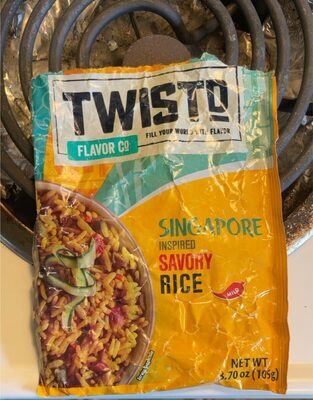 Mild Singapore Inspired Savory Rice, Mild Singapore