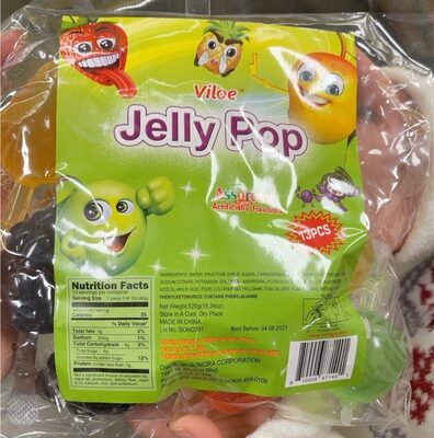 Assorted Flavored Viloe Jelly Pop, Assorted