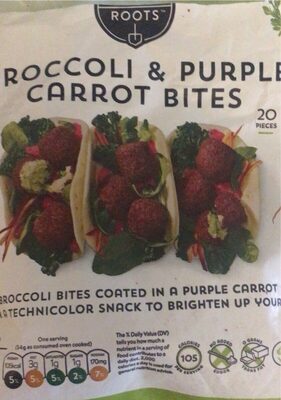 Broccoli & Purple Carrot Bites, Broccoli & Purple Carrot
