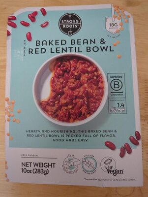 Baked Bean & Red Lentil Bowl, Baked Bean & Red Lentil