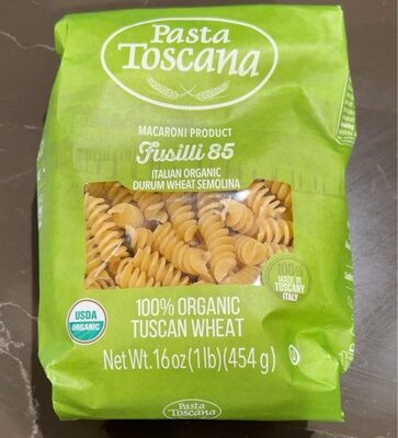 Italian Organic Durum Wheat Semolina Macaroni Product, Fusilli 85