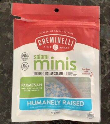 Parmesan Uncured Italian Salami Minis, Parmesan