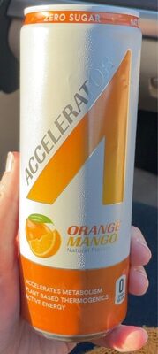 Orange Mango Energy Drink, Orange; Mango
