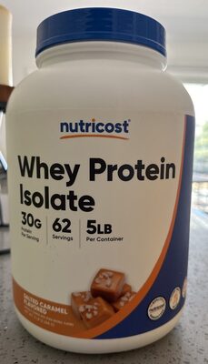 Whey Protein 30 G Isolate Powder, Salted Caramel, Salted Caramel