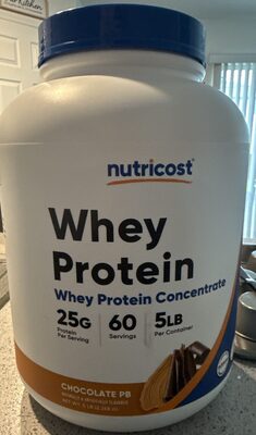 Whey Protein 25 G Concentrate Powder, Chocolate Pb, Chocolate Pb