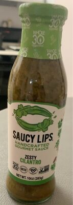 Zesty Cilantro Handcrafted Gourmet Sauce, Cilantro