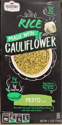 Pesto Cauliflower Rice, Pesto