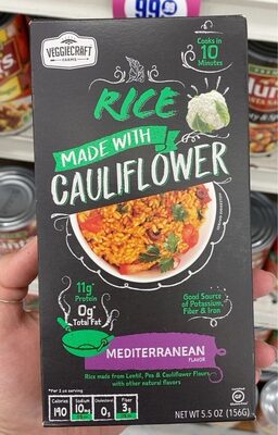 Mediterranean Cauliflower Rice, Mediterranean