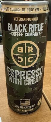 Espresso With Cream 100% Colombian Coffee, Espresso With Cream