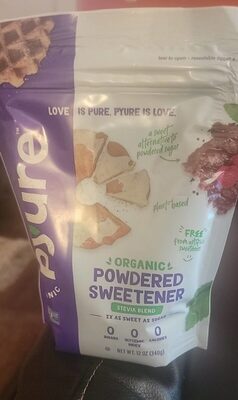 Stevia Blend Organic Powdered Sweetener, Stevia Blend