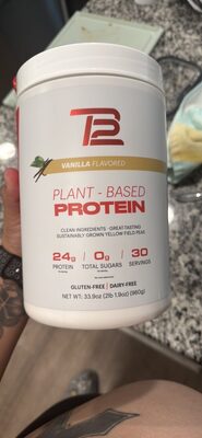 Vanilla Flavored Plant-Based Protein Powder, Vanilla