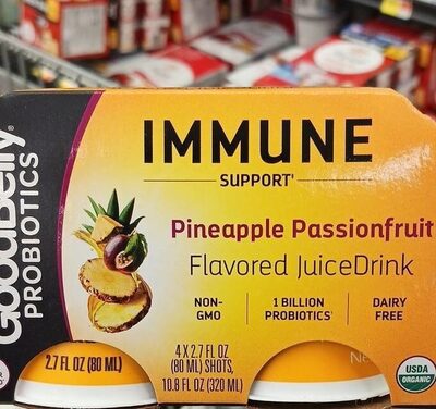 Pineapple Passionfruit Flavored Probiotics Juice Drink, Pineapple Passionfruit