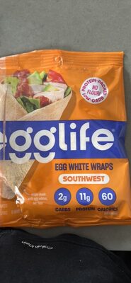 Southwest Style Egg White Wraps, Southwest Style