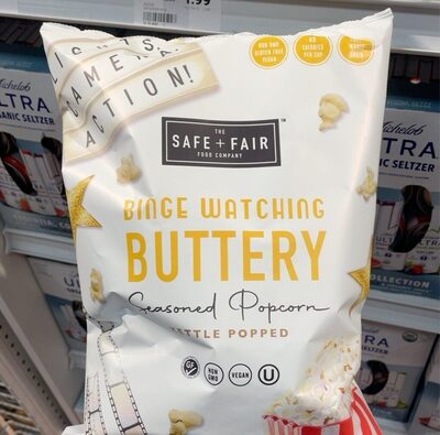 Buttery Seasoned Popcorn, Buttery