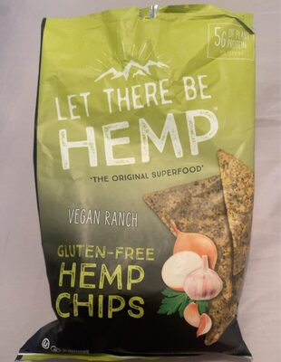 Vegan Ranch Grain-Free Hemp Chips, Vegan Ranch