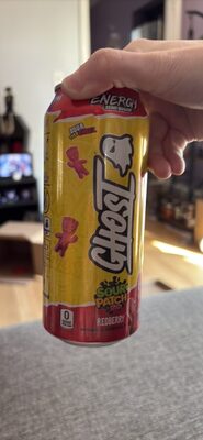Sour Patch Kids Redberry Zero Sugar Energy Drink, Sour Patch Kids Redberry