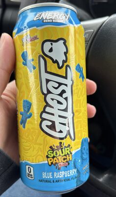 Sour Patch Kids Blue Raspberry Zero Sugar Energy Drink, Sour Patch Kids Blue Raspberry
