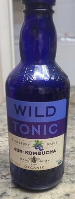 Blueberry Basil Organic Jun Kombucha, Blueberry Basil