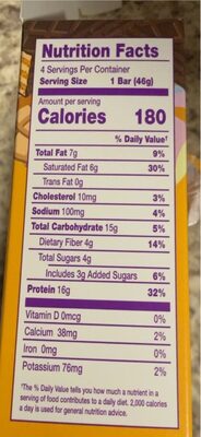 Peanut Butter Crisp Fit Snacks Protein Bar, Peanut Butter Crisp