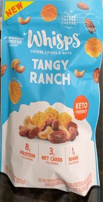 Tangy Ranch Cheese Crisps & Nuts, Tangy Ranch