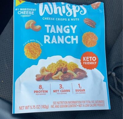 Cheese Crisps & Nuts Tangy Ranch Keto Friendly Snack Mix, Cheese Crisps; Nuts