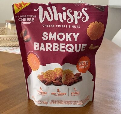 Cheese Crisps & Nuts Smoky Barbeque Keto Friendly Snack Mix, Cheese; Barbeque