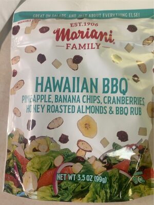Hawaiian BBQ Pineapple, Banana Chips, Cranberries, Honey Roasted Almonds & BBQ Rub, Hawaiian BBQ