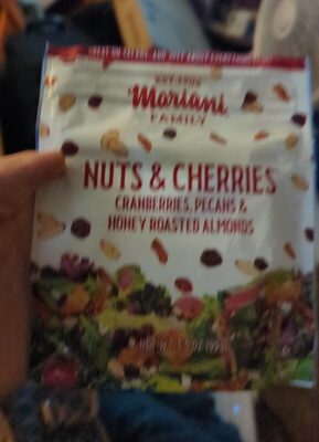 Cranberries, Pecans & Honey Roasted Almonds Nuts & Cherries