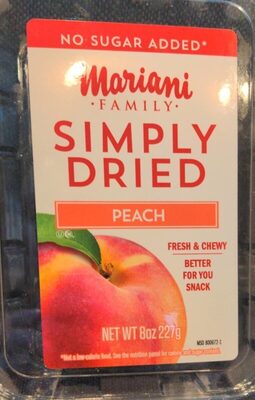 Simply Dried Peach