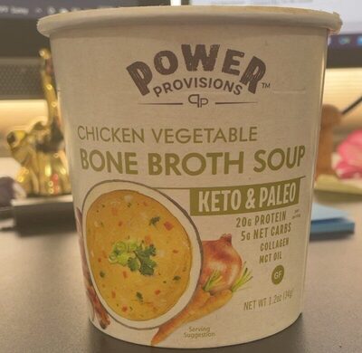 Chicken Vegetable Bone Broth Soup, Chicken Vegetable