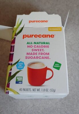 Zero Calorie Pure Sweetness Made From Sugarcane