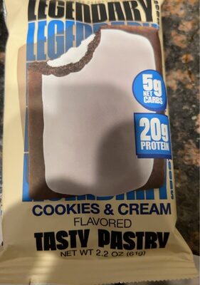 Cookies & Cream Flavored Tasty Pastry, Cookies & Cream