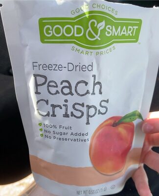 Freeze-Dried Peach Crisps